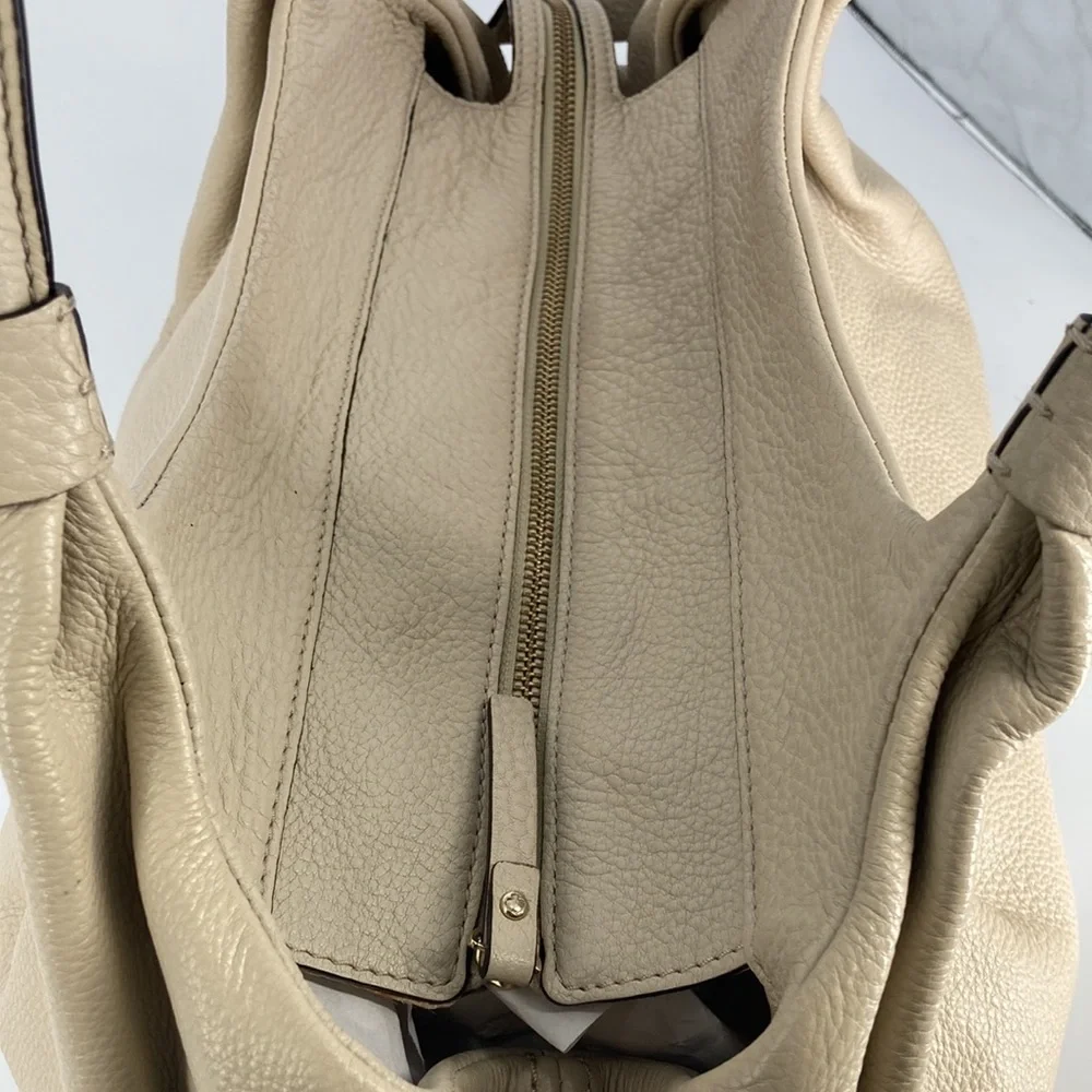 Tan/leather Kate Spade Knott large‎ satchel Bag